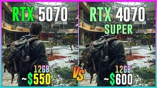 RTX 5070 vs RTX 4070 SUPER - Test in 16 Games