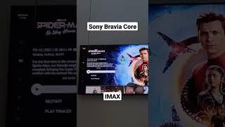 Spiderman No Way Home IMAX on Sony Bravia Core IMAX Enhanced