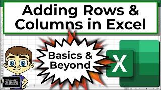 Adding and Deleting Columns and Rows in Excel