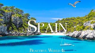 Bays in Spain 4K Drone Nature Film - Relaxing Piano Music - Travel Nature