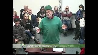 GUY STANDS UP AGAINST PUBLIC SCHOOL BOARD | FULL VIDEO |