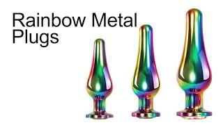 Lion's Den | Rainbow Metal Plugs by Evolved Novelties