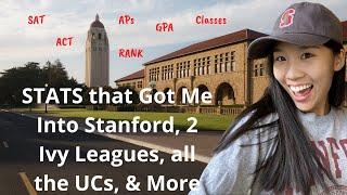 HOW I GOT INTO STANFORD, UCLA, USC, BERKELEY, CORNELL, DARTMOUTH, VANDERBILT | revealing my stats!