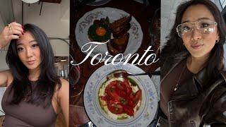 TORONTO VLOG: meet the bf?! oak+fort, EssilorLuxottica, home cooking, haircut, book club!!