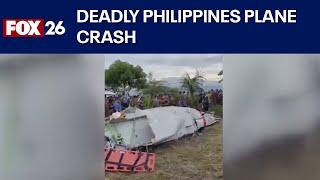 Deadly Philippines plane crash: Four killed in U.S. military plane during routing mission