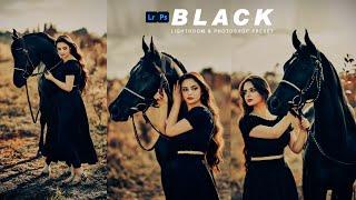 Black Tone Preset  Photoshop | Black Moody preset lightroom Xmp & DNG