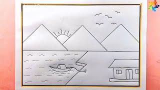 Scenery Drawing for Kids || Baby Drawing || How to draw