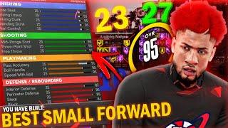 REVEALING MY RARE 65+ BADGE SMALL FORWARD DEMIGOD BUILD! NBA 2K21 NEXT GEN BEST SMALL FORWARD BUILD!