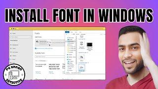 How to Install Font in Windows 10