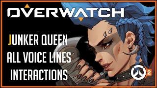 Overwatch 2 Junker Queen All Voice Lines Interactions