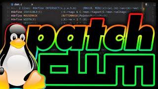 Patching dwm and suckless utilities - a friendly guide to patch and diff