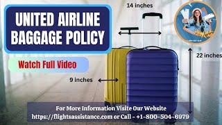 United Airlines Baggage Policy | Fees & Conditions Explained