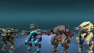 War robots all robots size comparison in 2 minutes