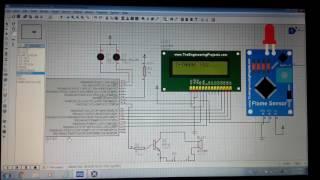 flame sensor library simulation on proteus
