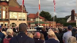 Closing ceremony poem by us team captain Nathaniel Crosby Hoylake Walker Cup  9/8/19