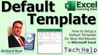 How to Setup a Default Template for New Workbooks in Microsoft Excel