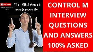 Control-M Interview Questions and Answers | Control-M Admin Interview Questions #support #ITsupport