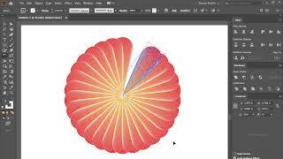 Create a logo design with blend Tool #illustratortutorial