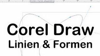 Corel Draw Anleitung Linien und Formen zeichnen deutsch