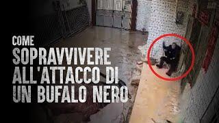 Come Sopravvivere all'Attacco di un Bufalo Nero