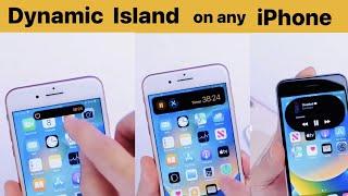 Dynamic island on  iPhone 7, 6s || How to get dynamic island on any iPhone 