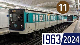 Last Days Of The Paris Metro's 1963 MP59 Rolling Stock