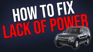 How I fixed the LACK OF POWER in a Mitsubishi Pajero