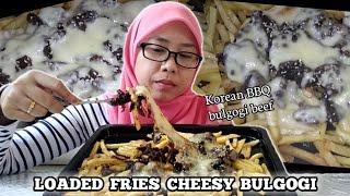 Loaded fries cheesy bulgogi | korean bbq bulgogi beef recepi
