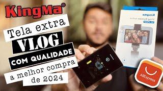 Kingma-Tela Vlog o melhor equipamento para vlog, unboxing e review completo
