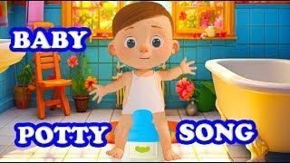 Baby Potty Song | Kids & Nursery Rhymes | Sing Along Song | Animated