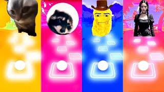 Chipi Chapa Cat Vs Pedro Pedro Pedro Vs Gegagedigedagedago Vs Wednesday Addams | Tiles Hop EDM Rush