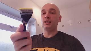 Head shaving review of Hydro 5 Sense.