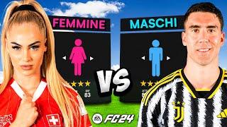  MASCHI contro FEMMINE su FIFA 24! 