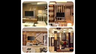 Living Room Partition Wall Design with Tv Stand | Tv Cabinets for Room Divider Ideas |Tv Unit Design