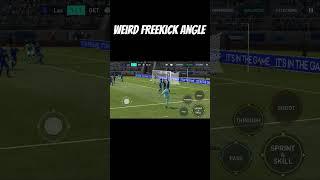 Weird Fifa Mobile Freekick angle #fifa #easportsfifa #fifamobile #football #soccer