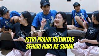 ISTRI PRANK RUTINITAS SEHARI HARI KESUAMI BIKIN AUTO KAGET MELONGOK BIKIN TERKEJUT NGAKAK BANGET!!!