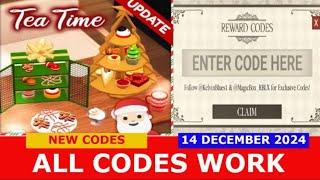 *NEW CODES* [CHRISTMAS UPDATE] Tea Time || Dessert Buffet  ROBLOX  | ALL CODES | DECEMBER 14, 2024