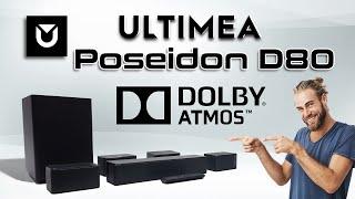 Ultimea Poseidon D80 Dolby Atmos 7.1 Home Theater Surround Sound Audio System