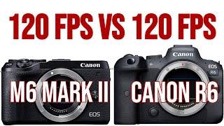 R6 vs M6 Mark II: 120fps Slow Motion With Samples