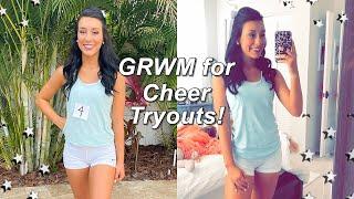 GRWM For College Cheer Tryouts! | University of Florida