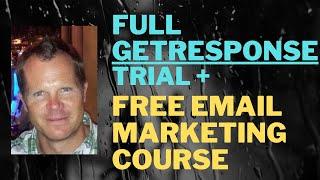 Full GetResponse Autoresponder Trial Plus FREE Email Marketing Course!