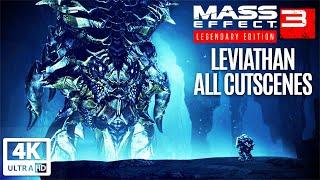 Mass Effect 3 Remastered LEVIATHAN DLC All Cutscenes (Game Movie) Legendary Edition 4K60FPS Ultra HD