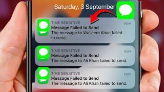 Message Failed to Send iPhone | iOS 16 | Message not Delivered iPhone