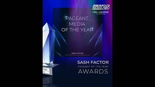 SASH FACTOR PAGEANT OF THE YEAR AWARDS 2024 #youtube #pageant