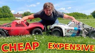 GIANT Cheap GAS RC Car vs Expensive Truck