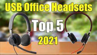 USB Office Headsets : 5 Best USB Office Headsets Reviews 2021