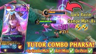 PHARSA MODE LOCK MAGE MUSUH AMPE FEEDER! CARA COMBO PHARSA | BUILD PHARSA TERSAKIT 2024 - MLBB