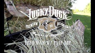 Waterfowl Blind That Fits 4 Hunters | Lucky Duck Decoys