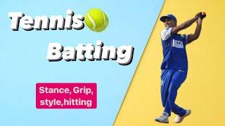 Tennis cricket  Batting Tips & Tricks | for upcoming and Beginners | ft. KARAN AMBALA