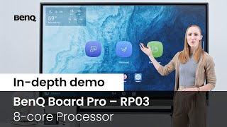 [Demo] BenQ Board Pro – RP03 | 8-core Processor | BenQ Education